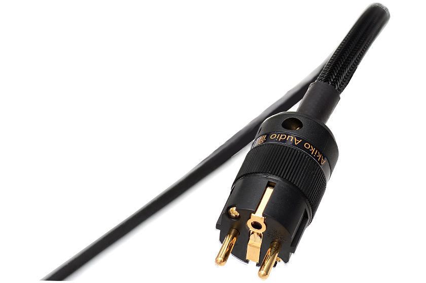 Akiko Audio - Powercord HQ Flex mit Schukostecker vergoldet