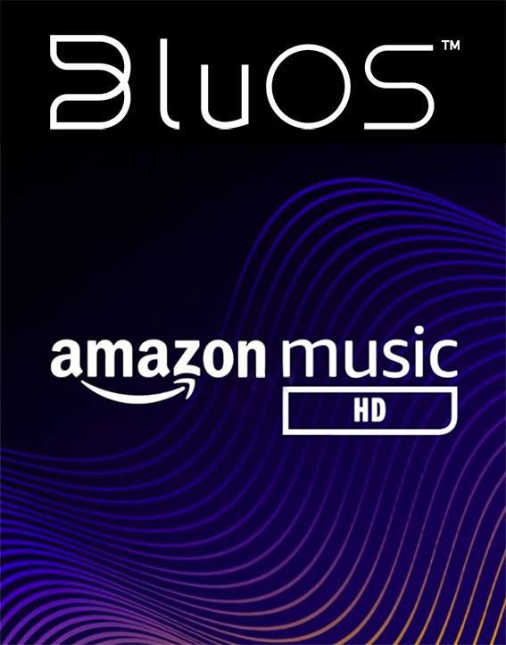 BluOS und amazon music - Logo