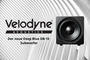 Der neu Deep Blue DB-15 Subwoofer von Velodyne Acoustics