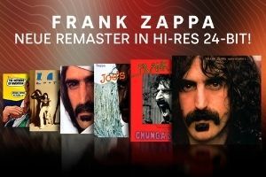 Von April bis Mai können alle Frank Zappa Alben bei Qobuz gestreamt und gedownloadet werden