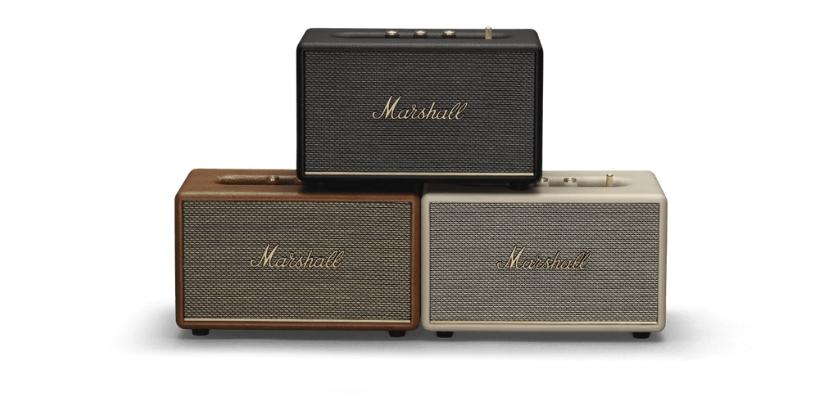 Marshall Acton III in Schwarz, Cream und Braun (260 x 170 x 150 mm)