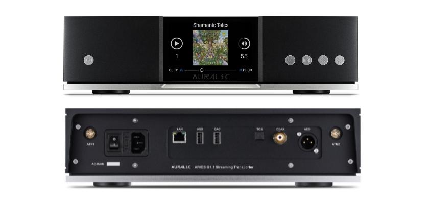 Auralic Aries G1.1 Vorder- und Rückseite