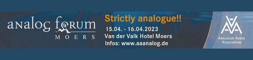 Das Analogforum 2023 im Van der Valk Hotel Moers